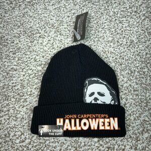 Halloween Hat Beanie Embroidered John Carpenter Mens One Size Michael Myers